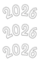 Vorschau - Mal- und Bastelvorlagen - Silvester/ Neujahr Kunstbild mit Feuerwerk - Seite 3