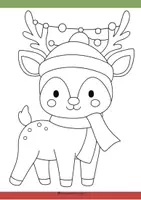 Vista previa - Hojas de trabajo - CUADERNO PARA COLOREAR LA NAVIDAD - página 2