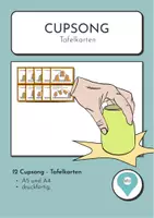 Vorschau - Bildkarten - Tafelkarten Cupsong - Cupgame - Deckblatt