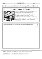 Vorschau - Arbeitsblätter - Discussion: Should teenagers under 16 be barred from using social media in Germany? - Seite 2