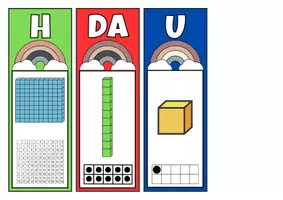 anteprima - Materiale di supporto/inclusione - Tessere unità, decine e centinaia: materiale compensativo - Pagina di copertina