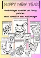 Vorschau - Arbeitsblätter - Malblätter mit Glückssymbolen
verschiedene Ausführungen zu Neuj und Jahresbeginn - Deckblatt