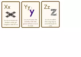 anteprima - Flashcard - Flashcards: alfabetiere lettere minuscole - Pagina 3