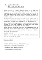 anteprima - Schede informative - Activities inspired by Agatha Christie - Pagina 1
