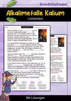 Vorschau - Arbeitsblätter - Alkalimetalle – Kalium | Lückentext | Chemie | Periodensystem - Deckblatt