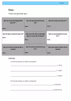 Vorschau - Arbeitsblätter - Bingo Kennenlernspiel & Übung Komparativ, Superlativ - Deckblatt