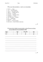 Vorschau - Arbeitsblätter - Class test/ Mock exam/ Klassenarbeit no.1 in der 5.Klasse - Seite 2
