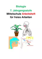 Vorschau - Stundenentwürfe - Biologie 7. Jahrgangsstufe Mittelschule Arbeitsheft für freies Arbeiten - Seite 1