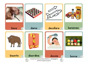 anteprima - Materiale di supporto/inclusione - Memory sillabico b-d - Pagina di copertina
