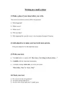 Vorschau - Arbeitsblätter - Writing about a holiday experience Regelblatt:scaffolding:peer feedback - Deckblatt
