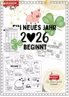 Vorschau - Arbeitsblätter - Neujahr- Ein neues Jahr beginnt - Deckblatt