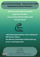 Vorschau - Stundenentwürfe - Gegenspielerprinzip - UPP Biologie 6. Klasse - Deckblatt