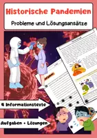 Vorschau - Arbeitsblätter - Historische Pandemien: Pest, Cholera, Medizin und Hygiene - Deckblatt