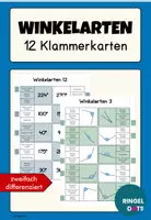 Vorschau - Stationenlernen - Klammerkarten: Winkelarten selbständig üben - Deckblatt