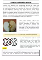 Vorschau - Arbeitsblätter - Oxidation und Reduktion: Redoxreaktion Chemieunterricht - Seite 1