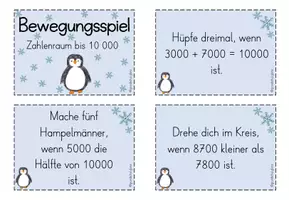Vorschau - Unterrichtsreihen - Bewegungsspiel Zahlenraum 10.000 (Wie viel ist eine Million?) - Seite 3