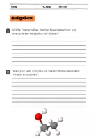 Vorschau - Arbeitsblätter - Eigenschaften von Basen: pH-Wert, Hydroxidionen, Neutralisation - Seite 3