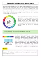 Vorschau - Arbeitsblätter - pH-Wert Messmethoden Chemie - Seite 1