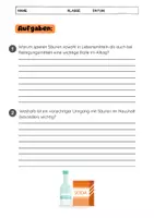 Vorschau - Arbeitsblätter - Säuren im Alltag: Eigenschaften, Beispiele, Wirkung - Seite 3