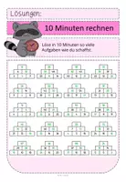 Vorschau - Arbeitsblätter - 10 Minuten rechnen Zahlenmauern ZR100 - Seite 2