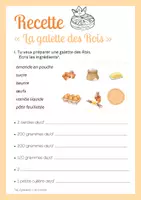 Vorschau - Arbeitsblätter - Materialpaket - "La galette des Rois" - Deckblatt