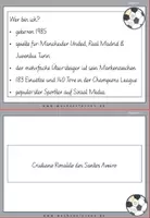 Vorschau - Fördermaterial/Inklusion - Schreibschrift: Cristiano Ronaldo Fußball Spezial: Fehlerteufel Lesekarten langes -ie - Seite 3