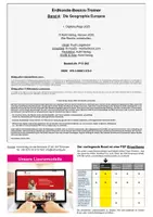 Vorschau - Arbeitsblätter - Erdkunde-Basics-Trainer Band 4 | Die Geographie Europas | Länder, Hauptstädte, Gebirge, EU | Klasse 5-10 mit Lösungen - Seite 1