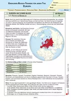 Vorschau - Arbeitsblätter - Erdkunde-Basics-Trainer Band 4 | Die Geographie Europas | Länder, Hauptstädte, Gebirge, EU | Klasse 5-10 mit Lösungen - Seite 3