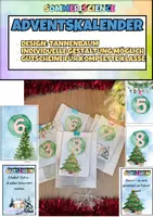 Vorschau - Mal- und Bastelvorlagen - Adventskalender Klasse Tannenbaum – Gutscheine für gesamte Klasse - Deckblatt