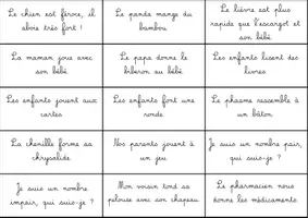 Aperçu - Apprentissages en autonomie - Atelier compréhension de phrases - Page de couverture