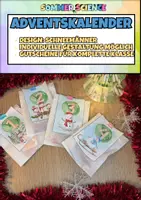 Vorschau - Mal- und Bastelvorlagen - Adventskalender Klasse Schneemänner – Gutscheine für gesamte Klasse - Deckblatt