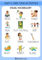 Vista previa - Unidades / Secuencias / Situaciones de Aprendizaje - Grammar 2 (Unit 4: Free time activities) - página 1