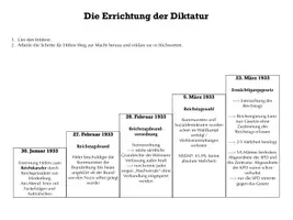 Vorschau - Arbeitsblätter - Errichtung der Diktatur - Hitlers Weg zur Macht - Seite 3