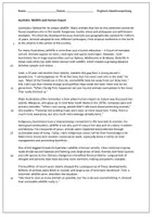 Vorschau - Arbeitsblätter - Komplette Übungsabschlussprüfung Englisch – Realschule BW – Australia (ohne Listening) - Seite 2