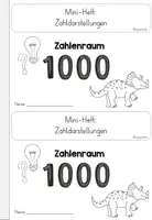 Vorschau - Stationenlernen - Übungs-Heft: ZR1000 - Zahldarstellungen - Seite 1
