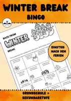 Vorschau - Spiele - Bingo after the winter break - Deckblatt