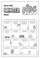 Vorschau - Spiele - Bingo after the winter break - Seite 1