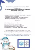 Voorbeeld - Winter Knijpkaarten – Tellen & Lezen voor Kleuters - Pagina 1