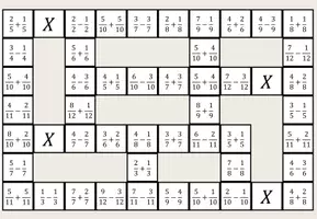 Vorschau - Arbeitsblätter - Addition und Subtraktion von Brüchen Gleichnamig - Deckblatt