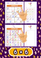 Vorschau - Spiele - Fingeralphabet Gebärdensprache Sudoku (DGS) – 200 Rätsel mit Handzeichen zum Ausschneiden und Einkleben - Seite 2