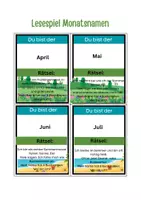 Vorschau - Spiele - Lesespiel Monatsnamen - Seite 2