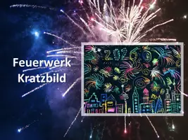 Vorschau - Stundenentwürfe - Kunstprojekt „Feuerwerk – Kratzbild“ – Schritt-für-Schritt-Anleitung - Seite 2