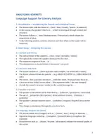Vorschau - Merkblätter - Analyzing Sonnets – Language Support | Scaffolds (EF / Q1 / Q2) - Seite 3
