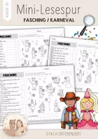 Vorschau - Arbeitsblätter - Materialpaket Fasching/Karneval - Deckblatt