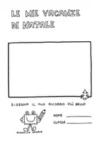 anteprima - Altro tipo di materiale - le mie vacanze di Natale - Pagina di copertina