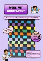 Vorschau - Stundenentwürfe - Kunstprojekt „Papier weben“ – Abstraktes Kunstwerk aus Papierstreifen - Deckblatt