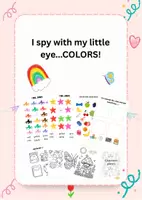 Προεπισκόπηση - Φύλλα εργασίας - I spy...colors! Μαθαινω τα χρώματα - Εξώφυλλο
