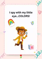 Προεπισκόπηση - Φύλλα εργασίας - I spy...colors! Μαθαινω τα χρώματα - Σελίδα 1