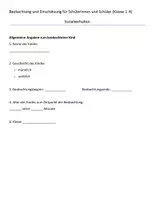 Vorschau - Lehrpläne/Lehrermaterial - Beobachtungsbogen Soziale und emotionale Kompetenzen - Grundschule - Seite 1