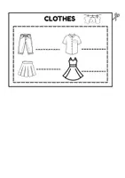 Vista previa - Manualidades / Dibujos para colorear - CLOTHES FLIPBOOK - Portada